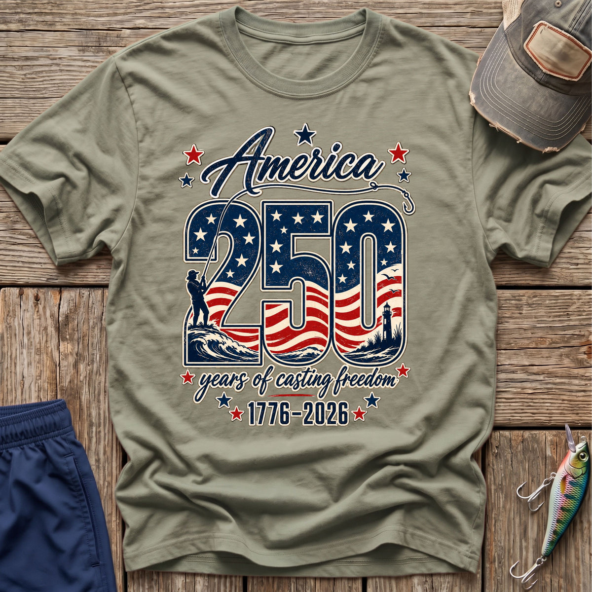 250 surf fishing T-Shirt