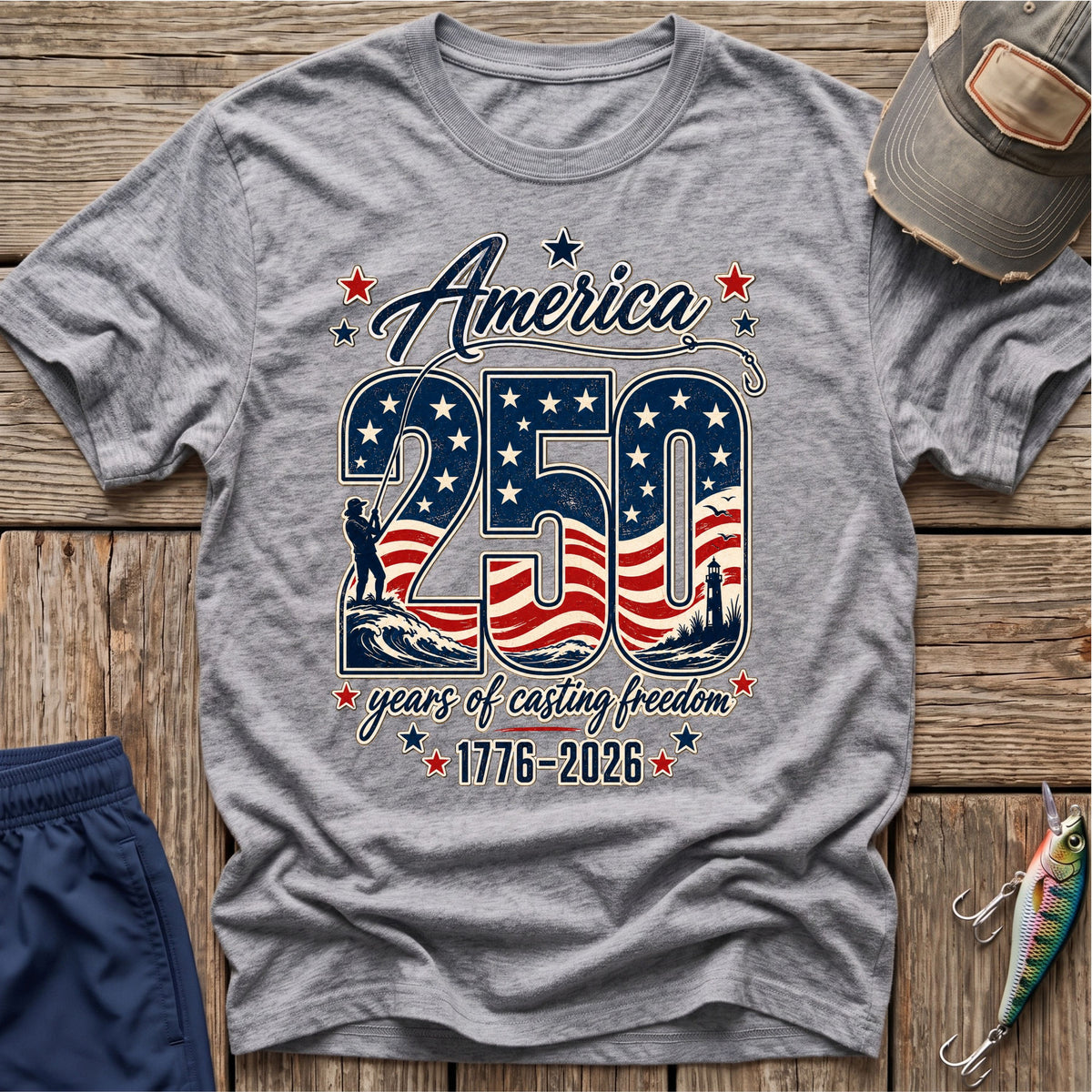250 surf fishing T-Shirt