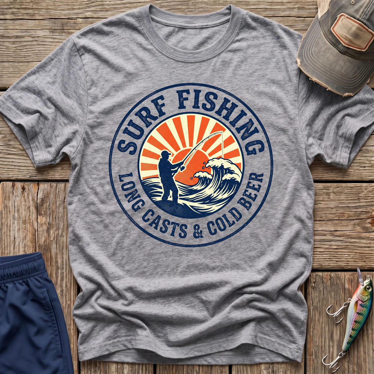 Long Cast Cold Beer T-Shirt