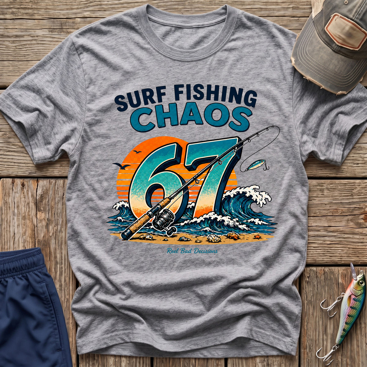 67 Chaos Fishing T-Shirt