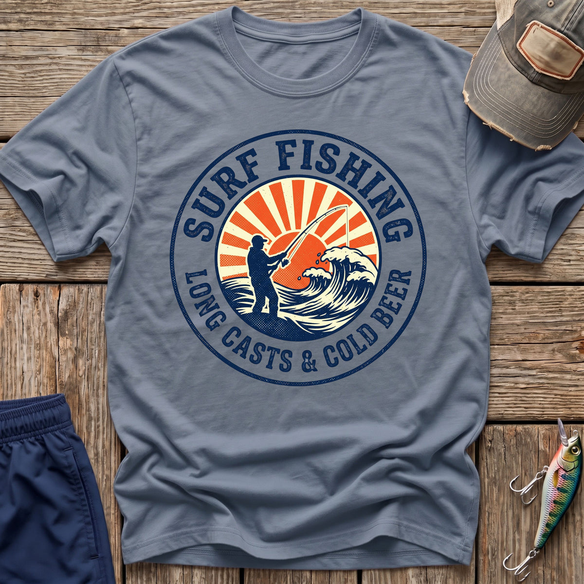 Long Cast Cold Beer T-Shirt