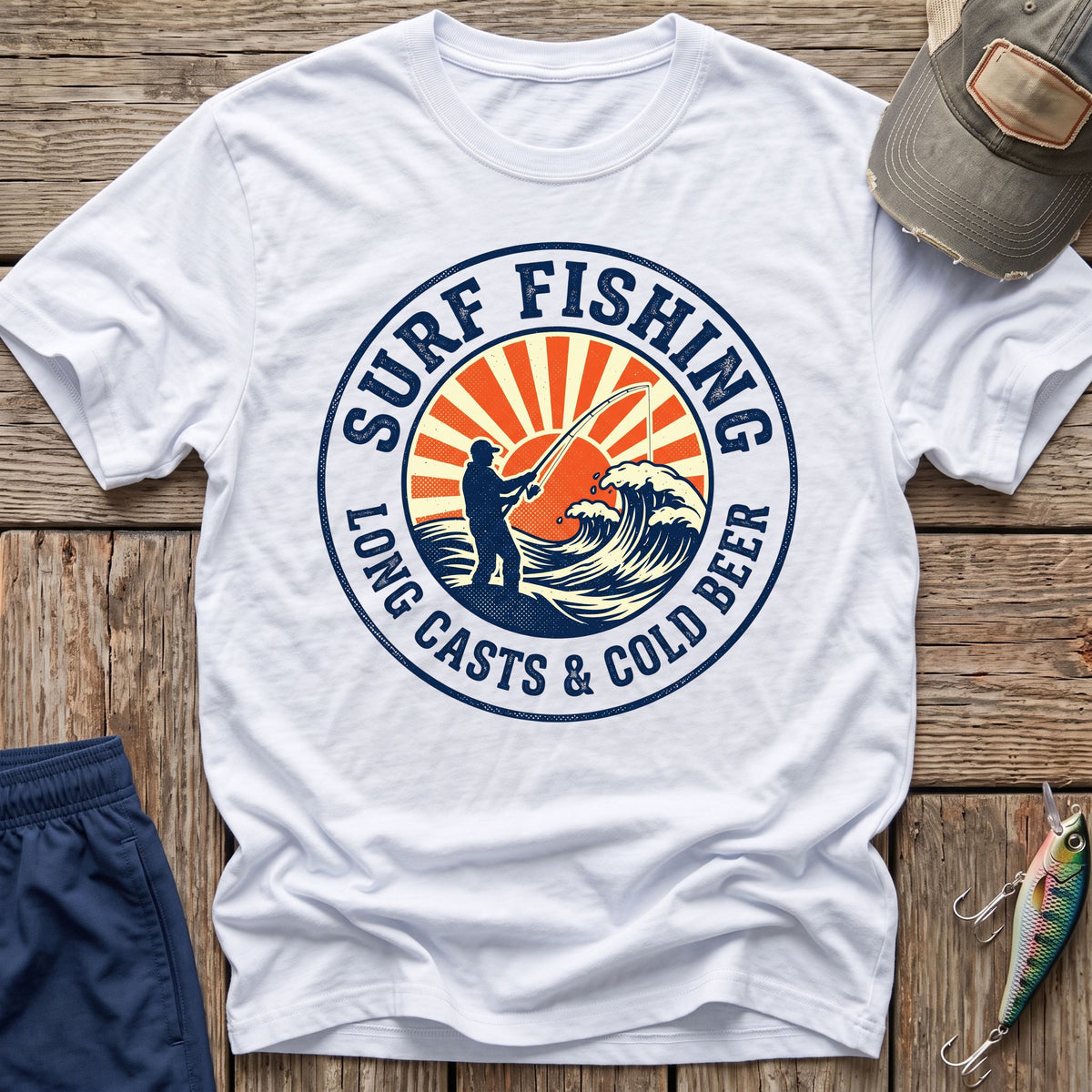 Long Cast Cold Beer T-Shirt