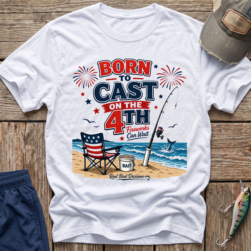 Born To Cast 4th T-Shirt